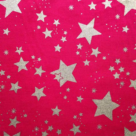 red fabric with gold stars